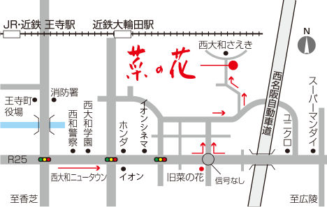 菜の花地図